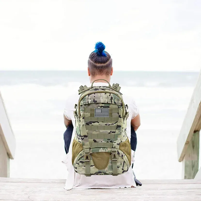 35L Tactical Backpack Molle Assault Rucksack Outdoor Travel Hiking Rucksacks Camping Hunting Climbing Casual Bags