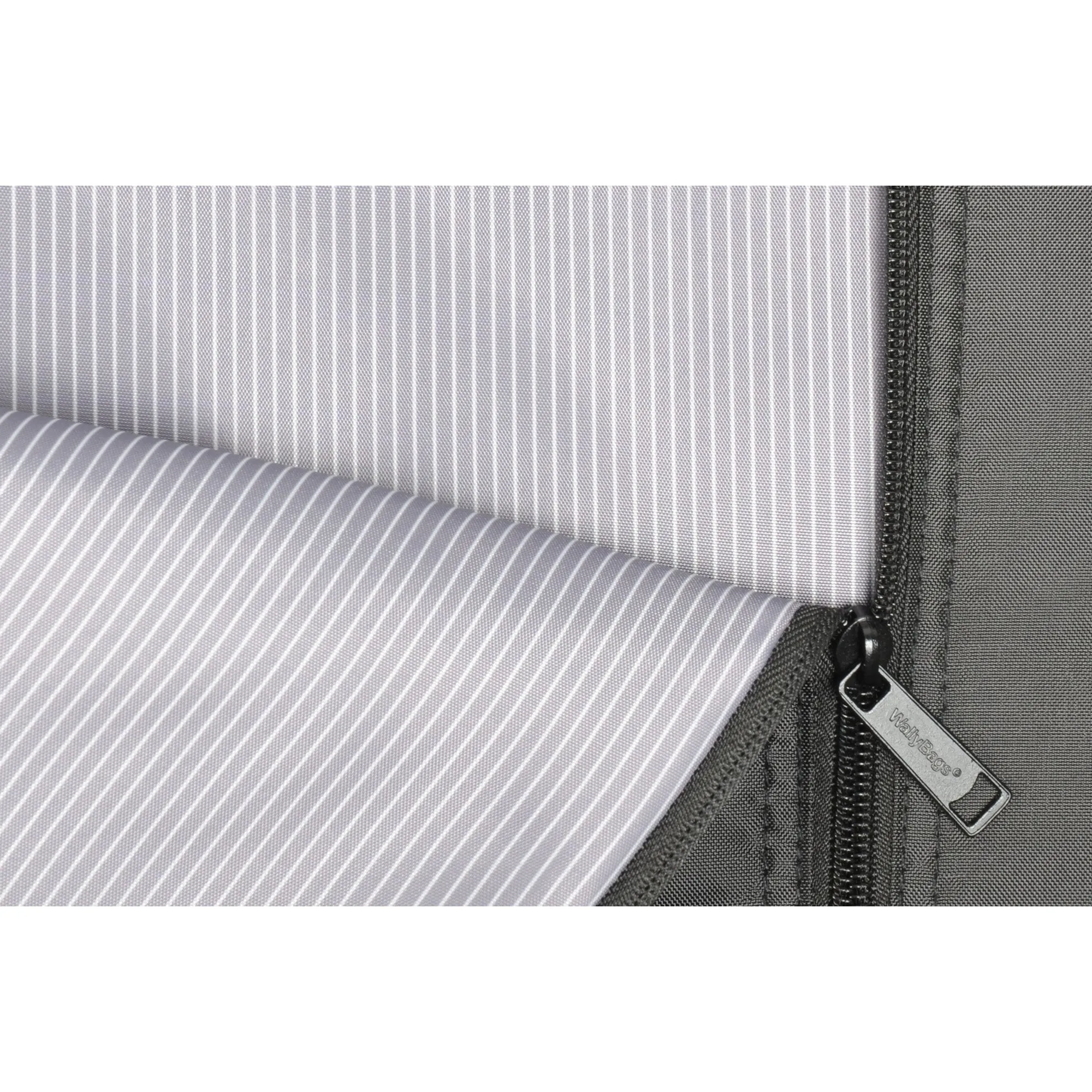 45" Premium Extra Capacity Garment Bag with Pockets and Pinstripe Lining by WallyBags