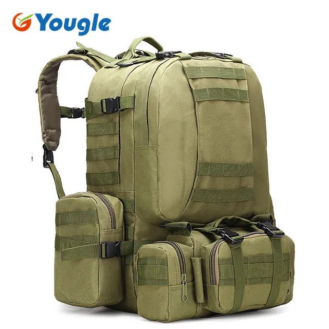 50L Molle Tactical Outdoor Assault Military Rucksacks Backpack