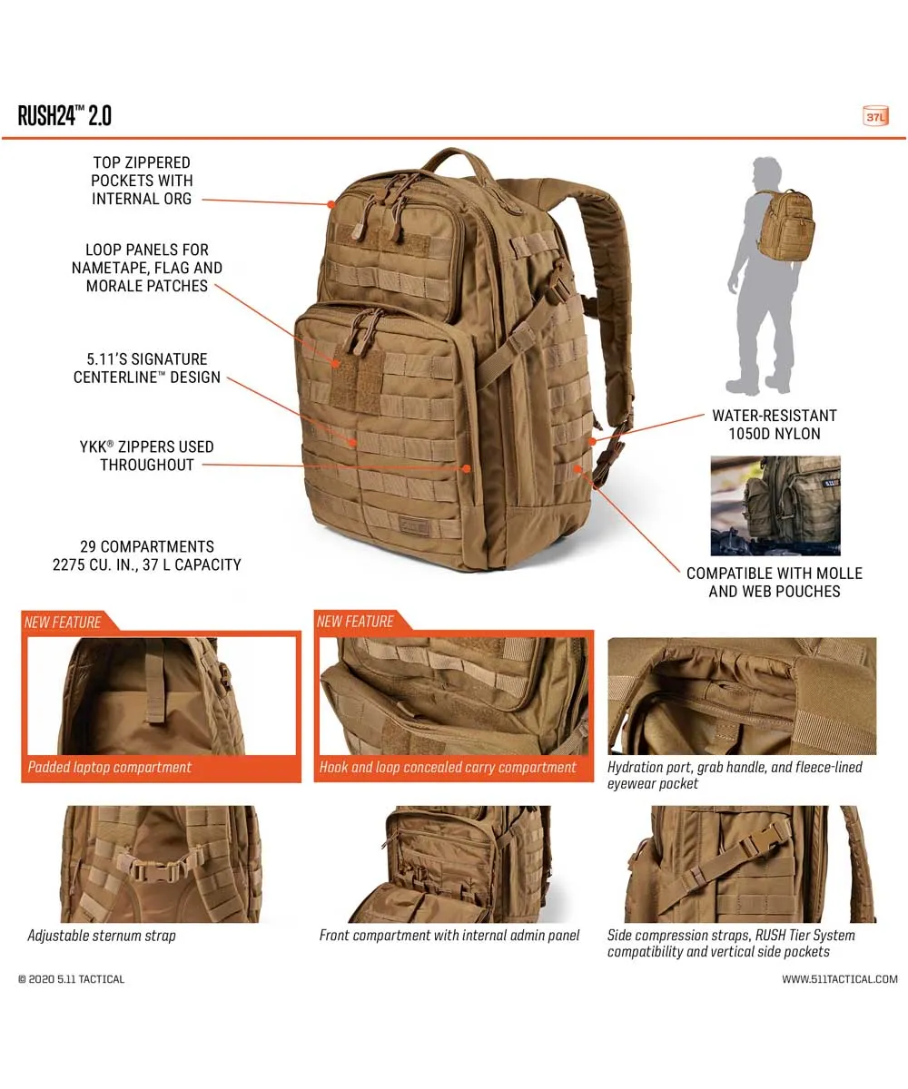 5.11 Tactical Rush 24 2.0