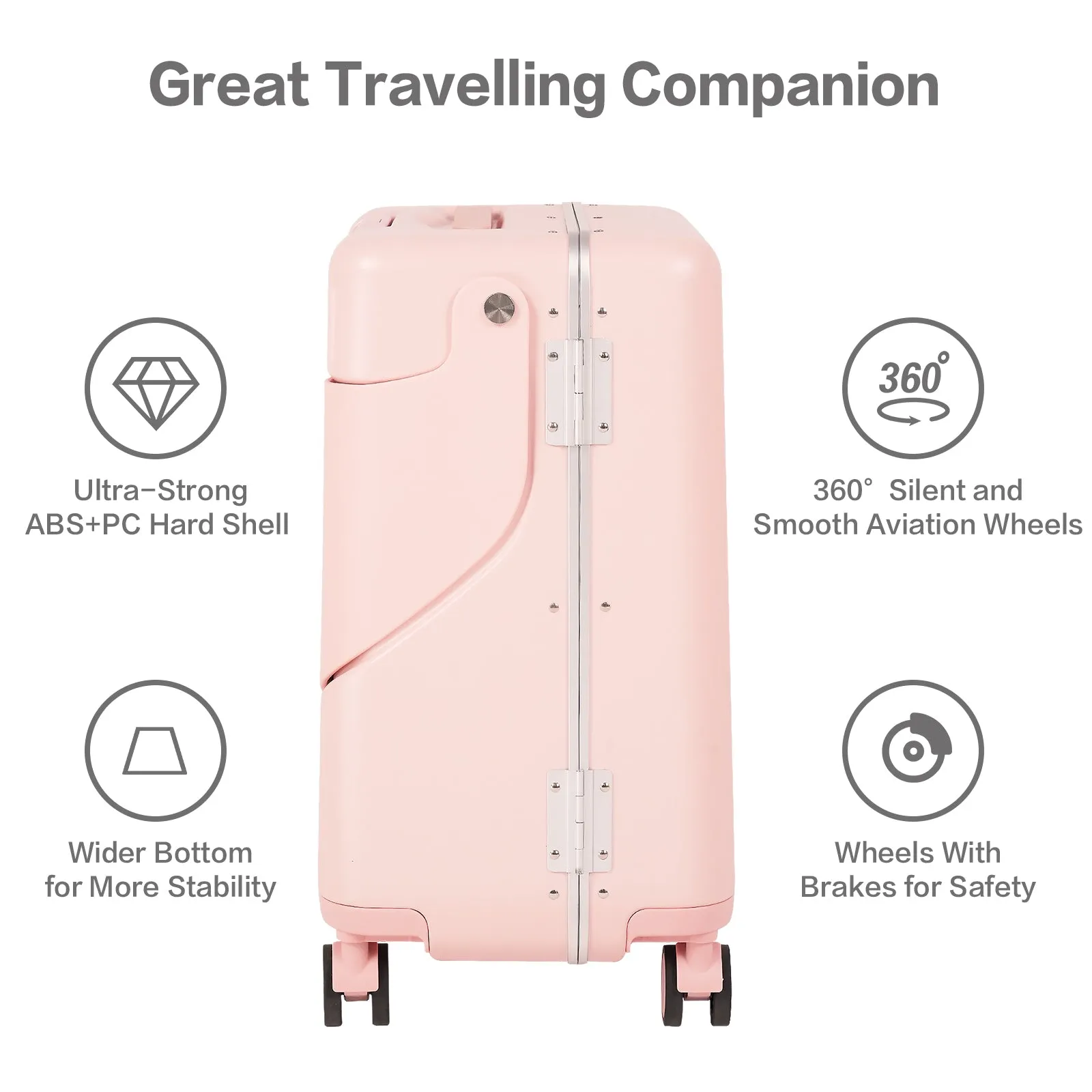 Advwin 20" Luggage with Foldable Child Seat