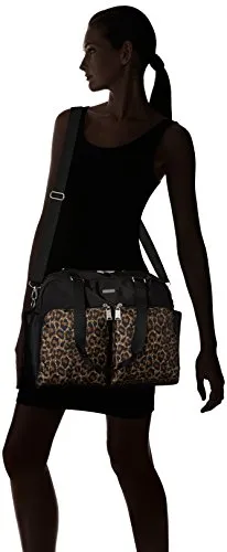 Baggallini Women's Travel Duffel, wild cheetah multi