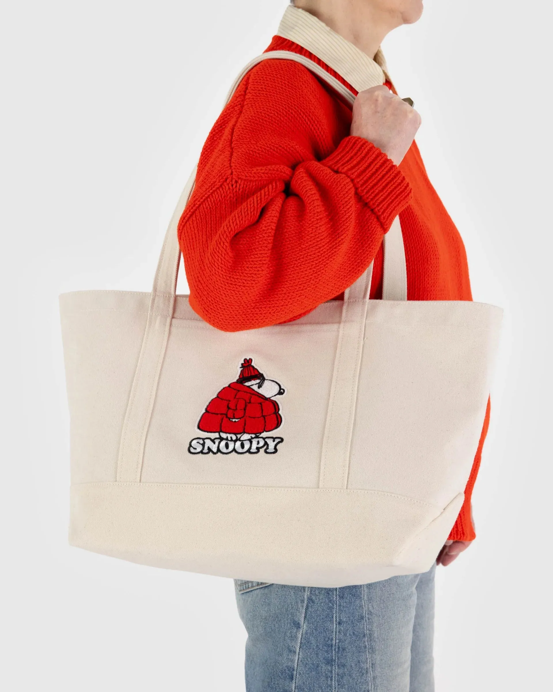 BAGGU x Peanuts Heavyweight Canvas Tote Bag Medium - Recycled Cotton Canvas