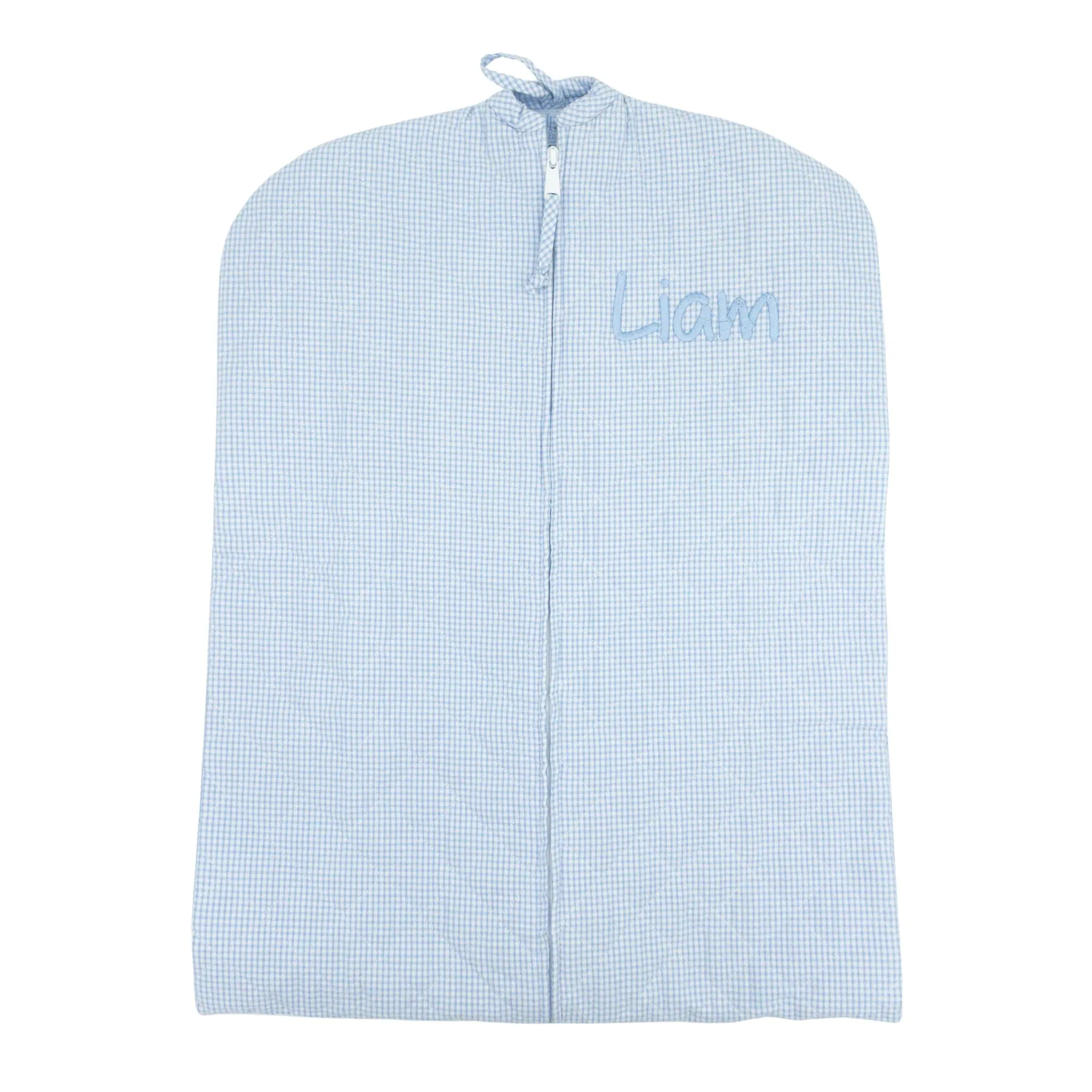 Blue Quilted Garment