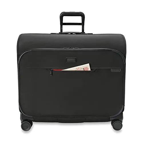 Briggs & Riley Baseline Garment Bags, Black, Deluxe Wardrobe Spinner