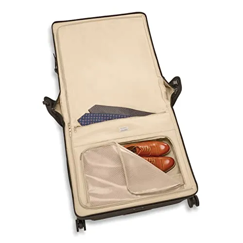 Briggs & Riley Baseline Garment Bags, Black, Deluxe Wardrobe Spinner