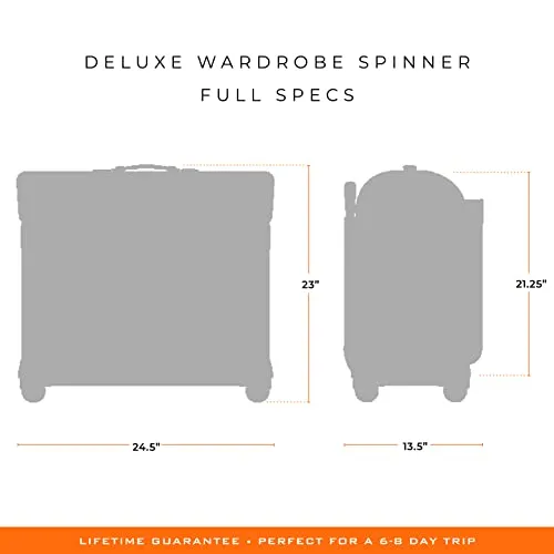 Briggs & Riley Baseline Garment Bags, Black, Deluxe Wardrobe Spinner