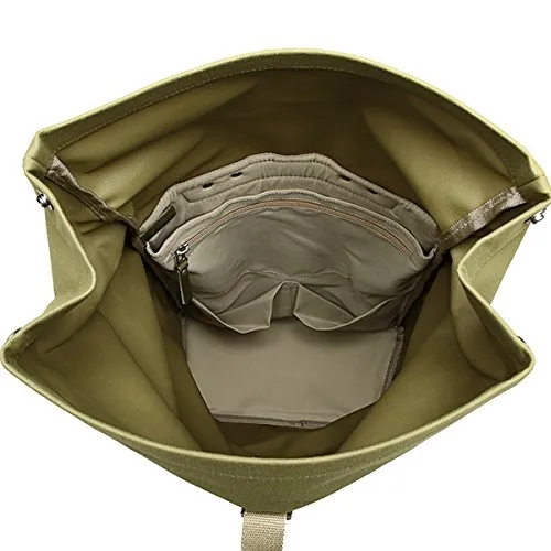 Brooks England Hackney Backpack, Green/Honey