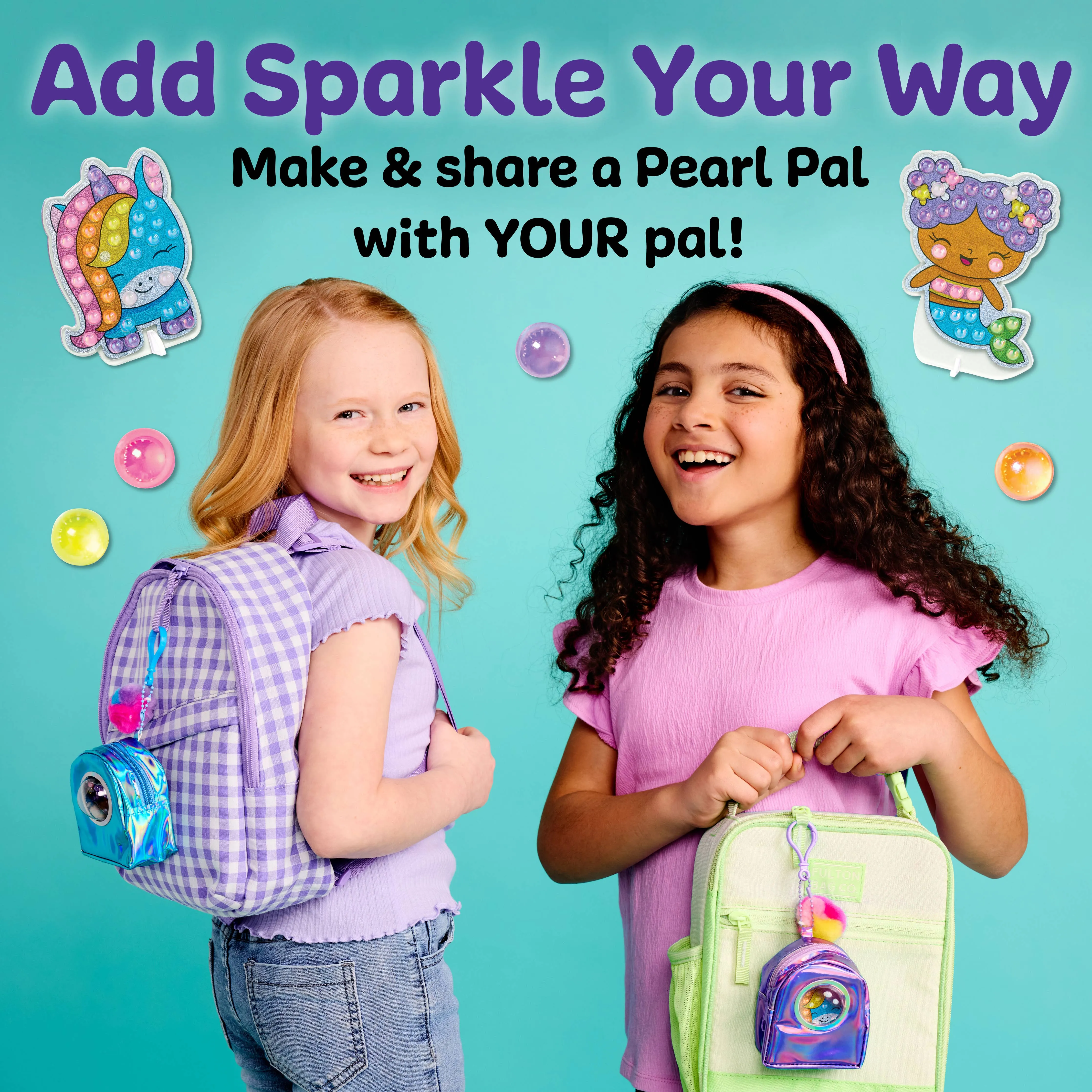 Bubble Gems Backpack Keychains Diamond Painting Kit