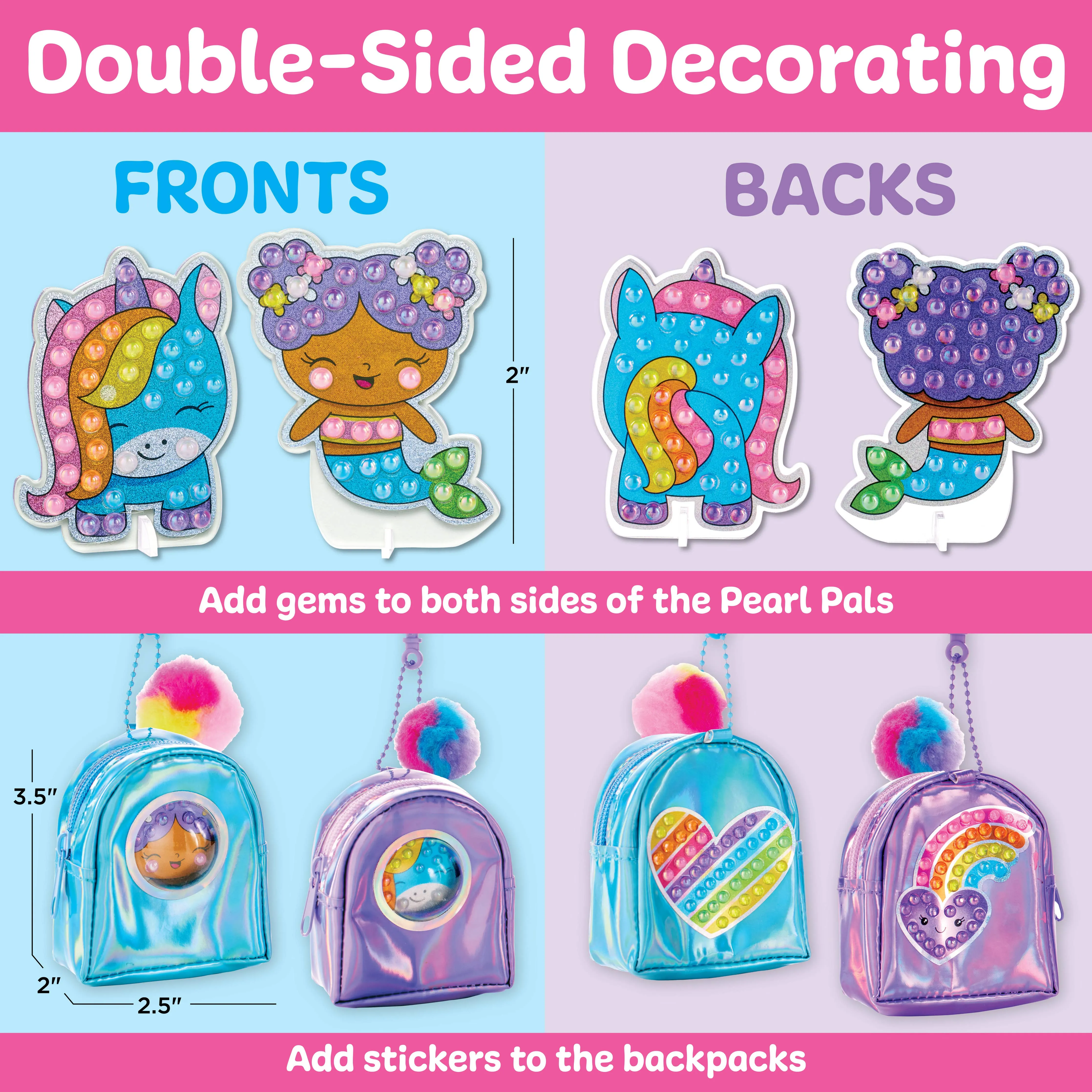 Bubble Gems Backpack Keychains Diamond Painting Kit