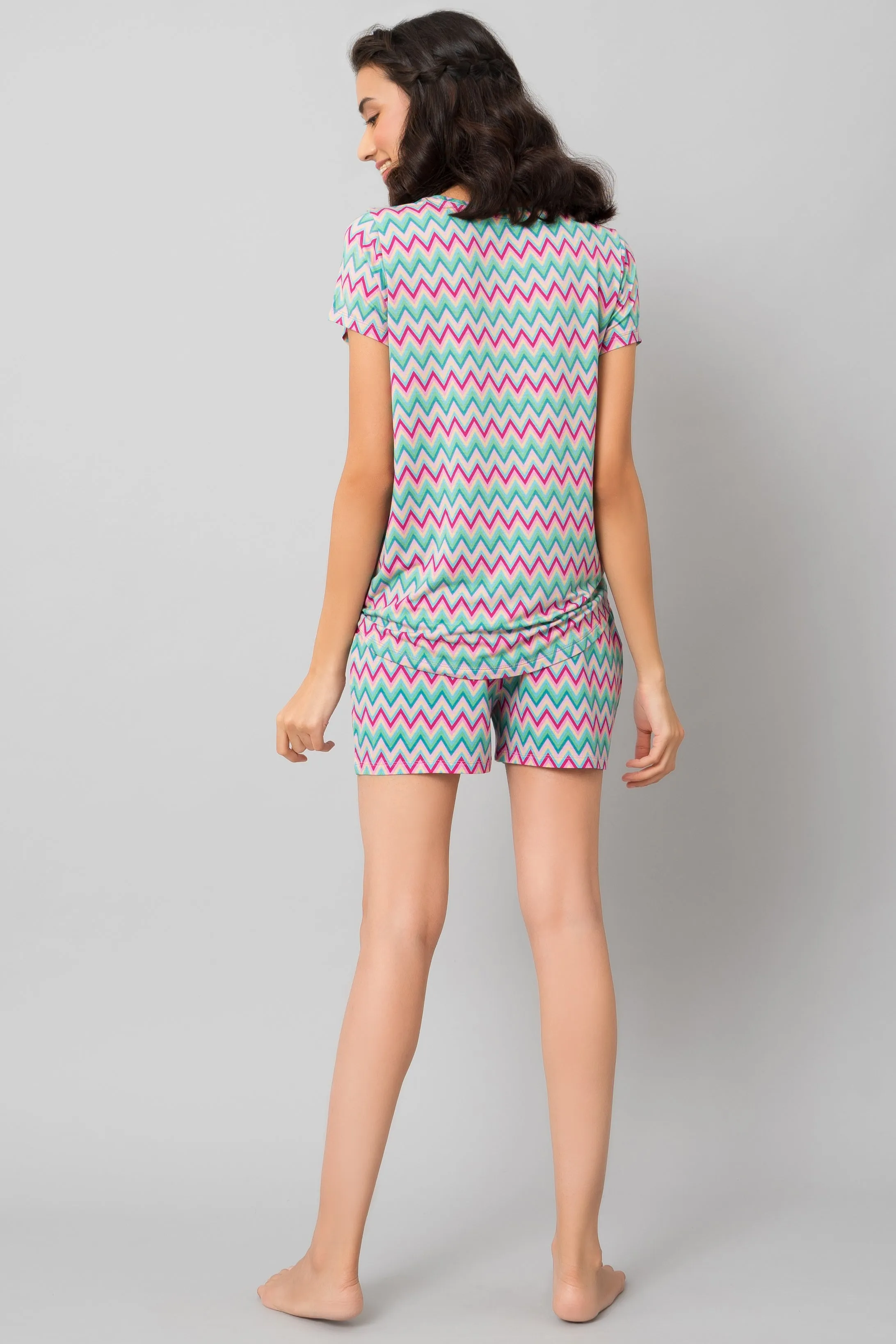 Candy Stripes Shorts Set