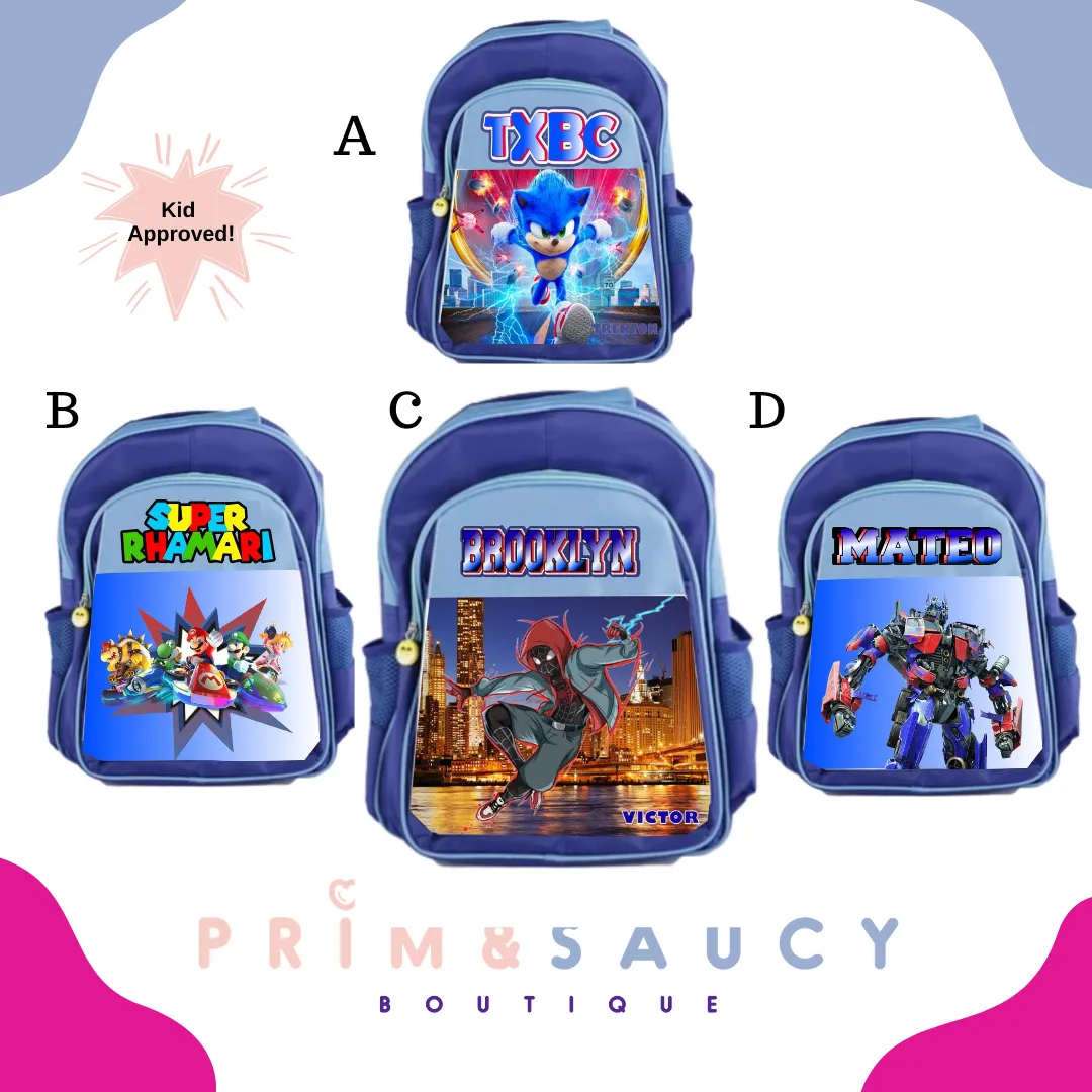 Custom BackPacks - Front Only
