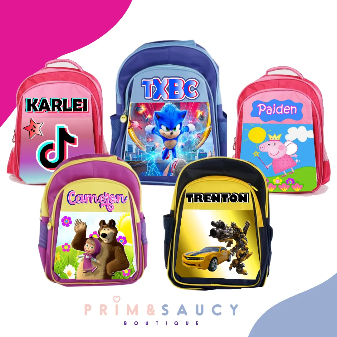 Custom BackPacks - Front Only