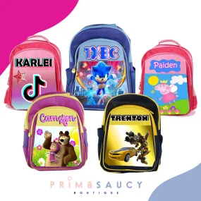 Custom BackPacks - Front Only