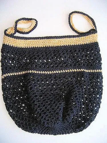 Easy Shopping Bag Crochet Pattern