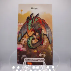 Fairy Dragon Pin (Royal) | 2" Hard Enamel Pin