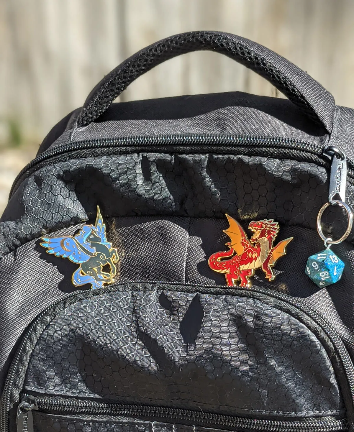 Fairy Dragon Pin (Royal) | 2" Hard Enamel Pin