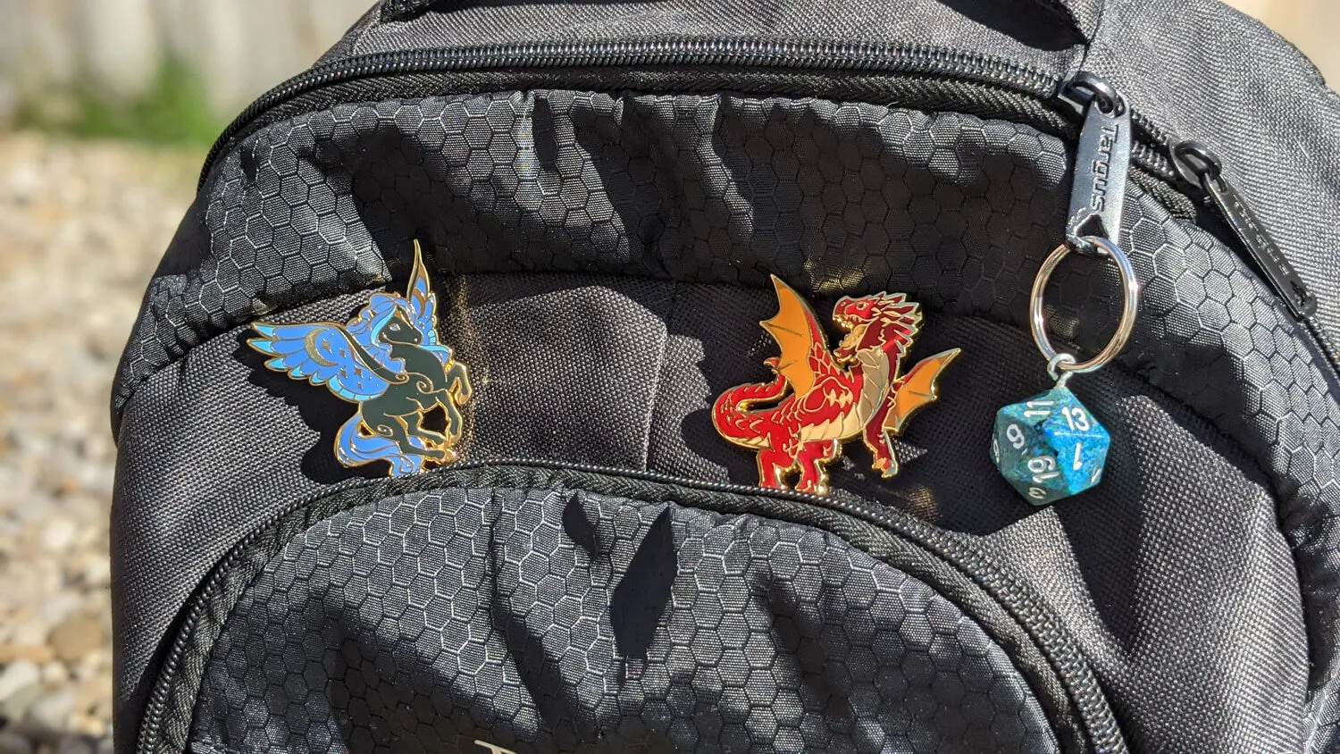 Fairy Dragon Pin (Royal) | 2" Hard Enamel Pin