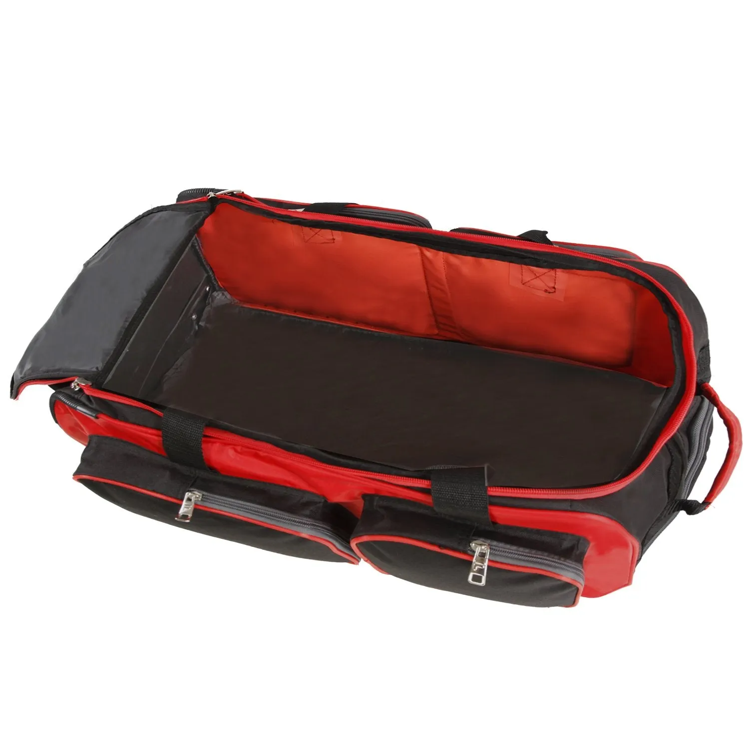 Fila 32" Large Lightweight Rolling Duffel Bag, Red, One Size