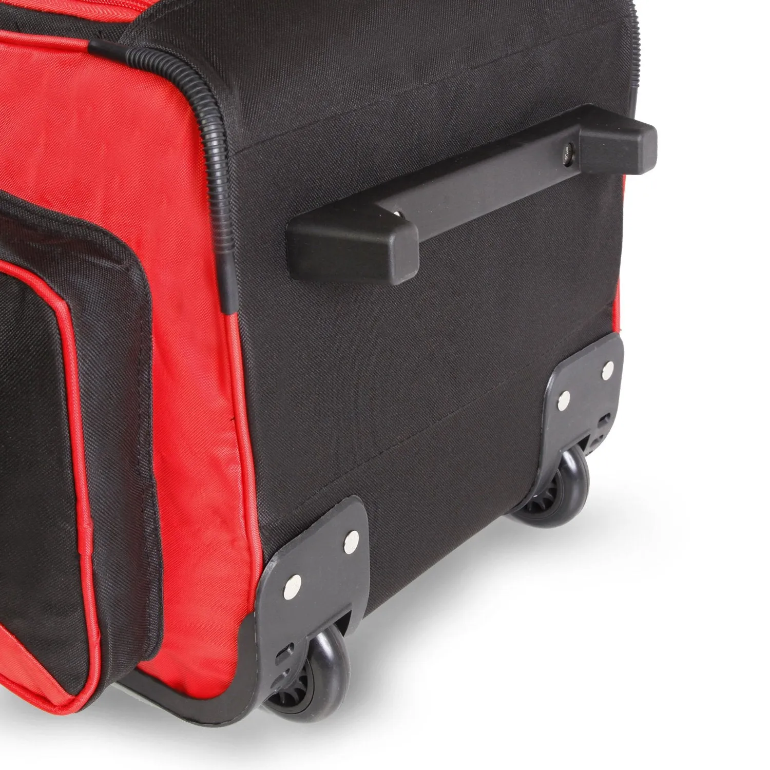 Fila 32" Large Lightweight Rolling Duffel Bag, Red, One Size