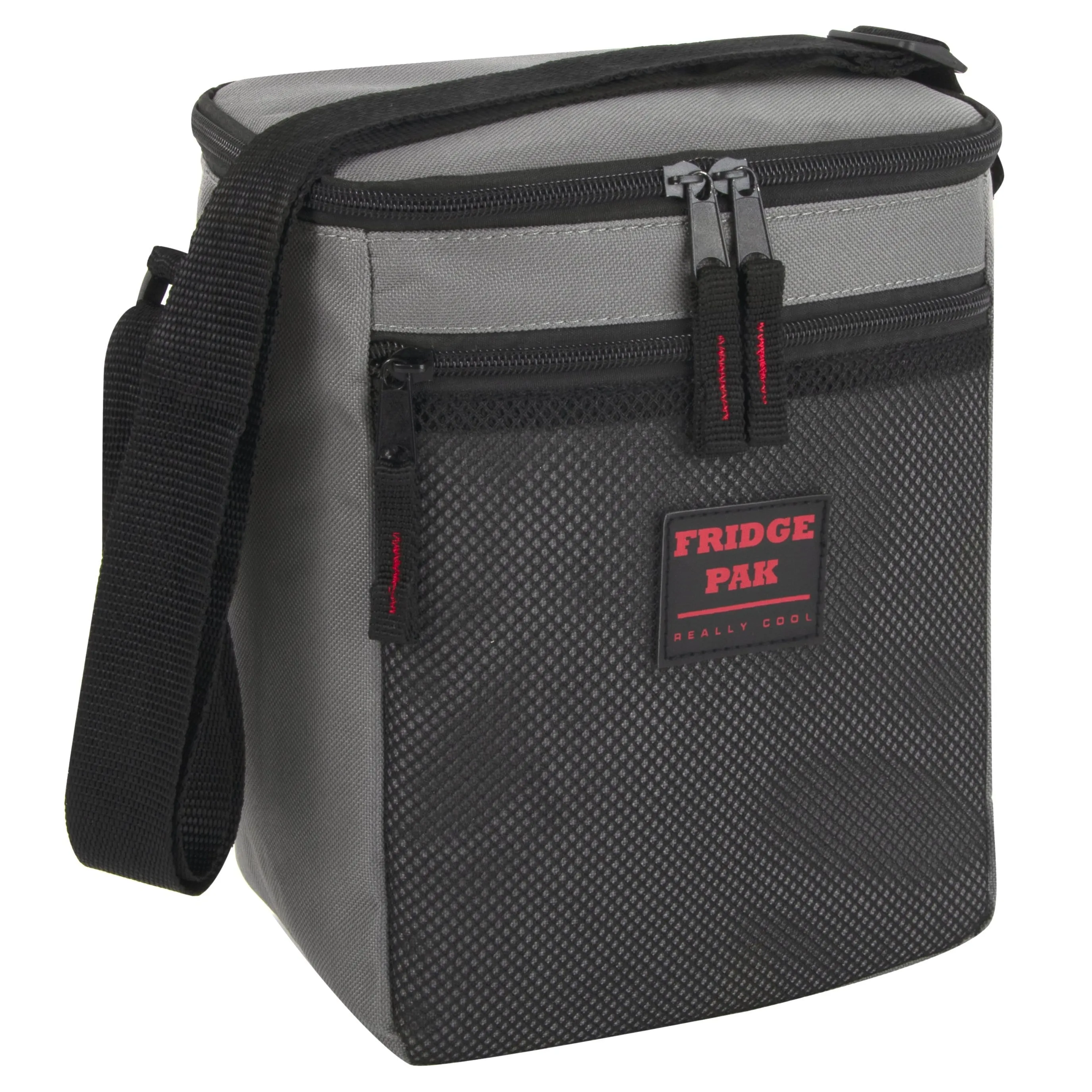 Fridge Pak 6 Can Cooler Bag With Front Mesh Pocket