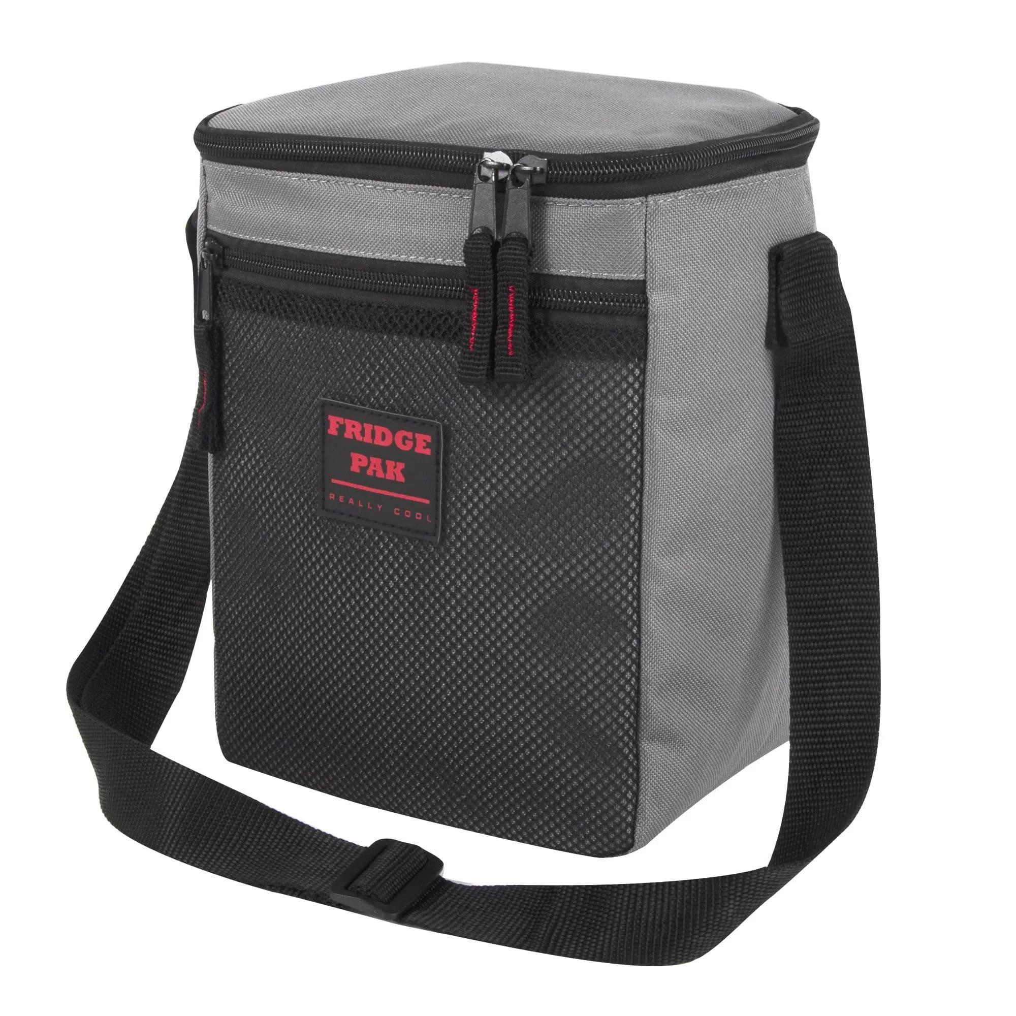 Fridge Pak 6 Can Cooler Bag With Front Mesh Pocket