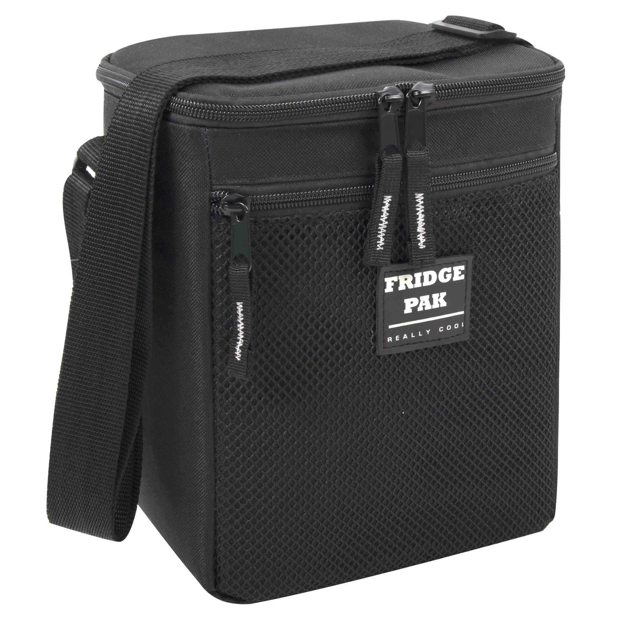 Fridge Pak 6 Can Cooler Bag With Front Mesh Pocket