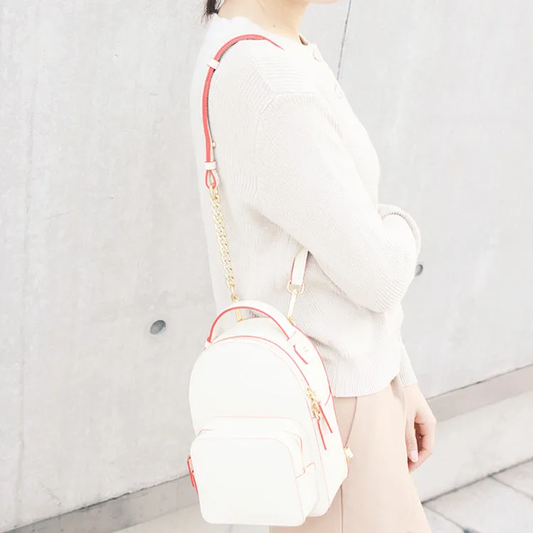 Genuine Leather Mini Backpacks Handbags Cross Body Bags Women