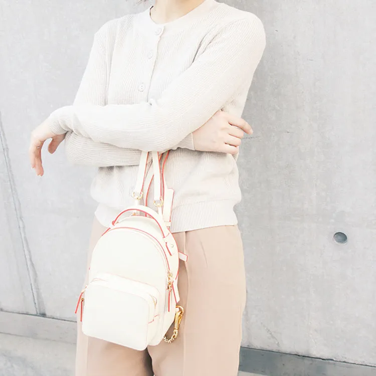 Genuine Leather Mini Backpacks Handbags Cross Body Bags Women