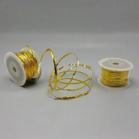 Gold Aluminium Twist Ties | Twister Roll Gold 100 Yards