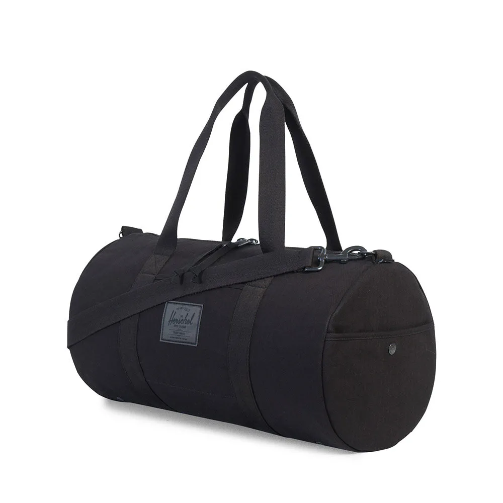 Herschel Sutton Mid Bag, Cotton Twill Black Surplus