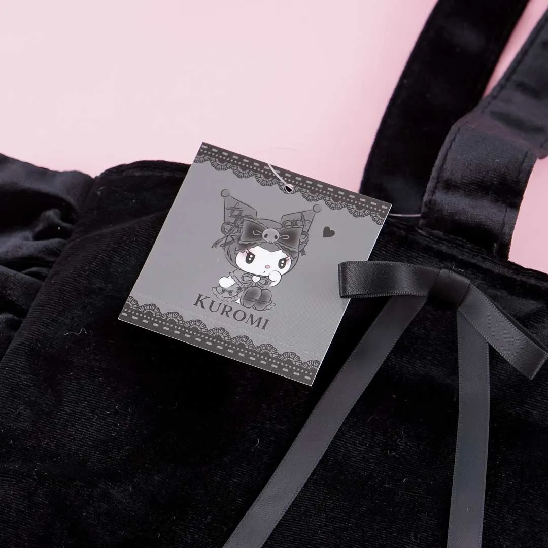 Kuromi  Frilly Velvet Tote Bag