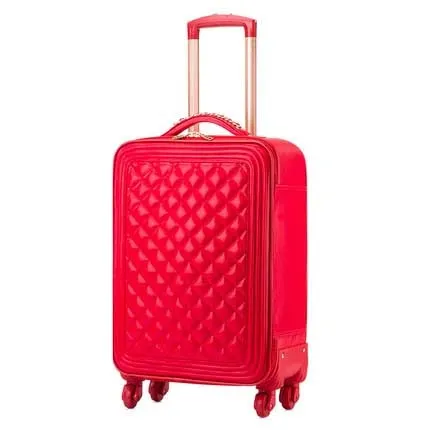 LeTrend High grade luxury Brand Rolling Luggage Set Spinner High capacity Trolley Retro PU Leather 16/20‘ Cabin Suitcase Wheels