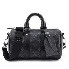 Louis Vuitton Reverse Monogram Eclipse Keepall Bandouliere 25