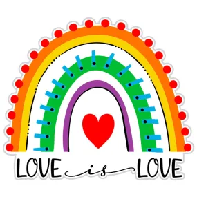 Love is Love Rainbow Sticker