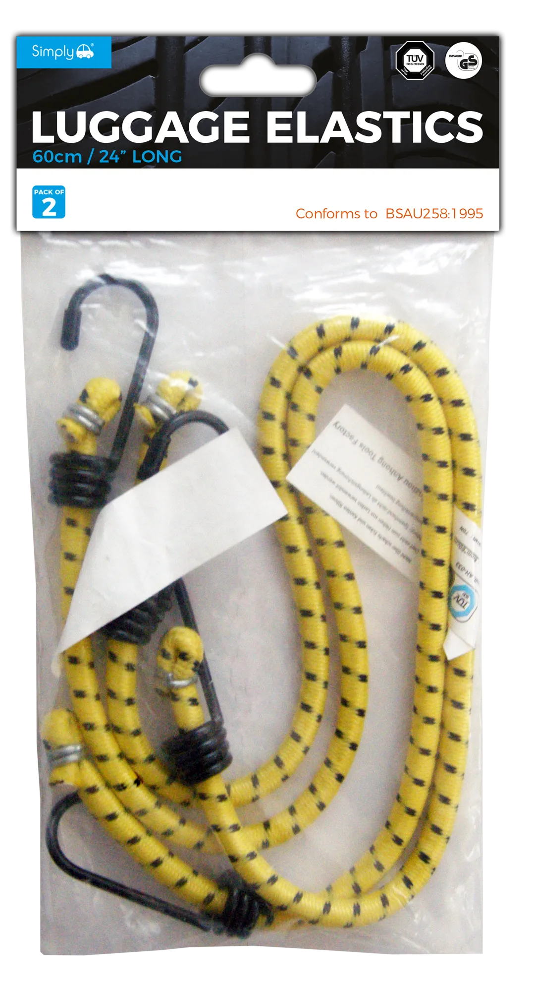Luggage Elastic 60cm/24in 2Pack (LE002)
