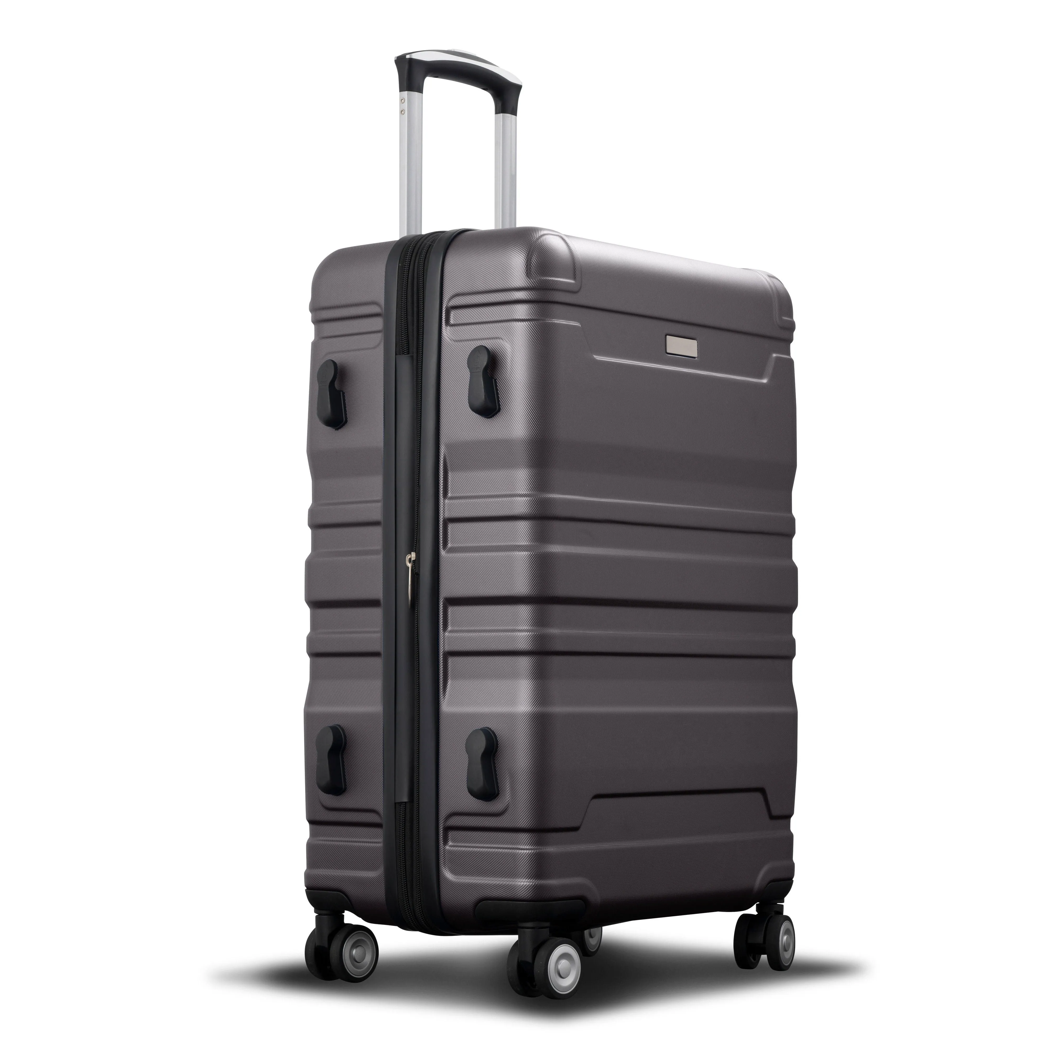 Luggage Sets New Model Expandable Abs Hardshell 3 Pieces Clearance Luggage Hardside Lightweight Durable Suitcase Sets Spinner Wheels Suitcase With Tsa Lock 20''24''28'' (Dark Gray)