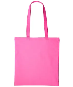 Mid Pink - Cotton shopper long handle