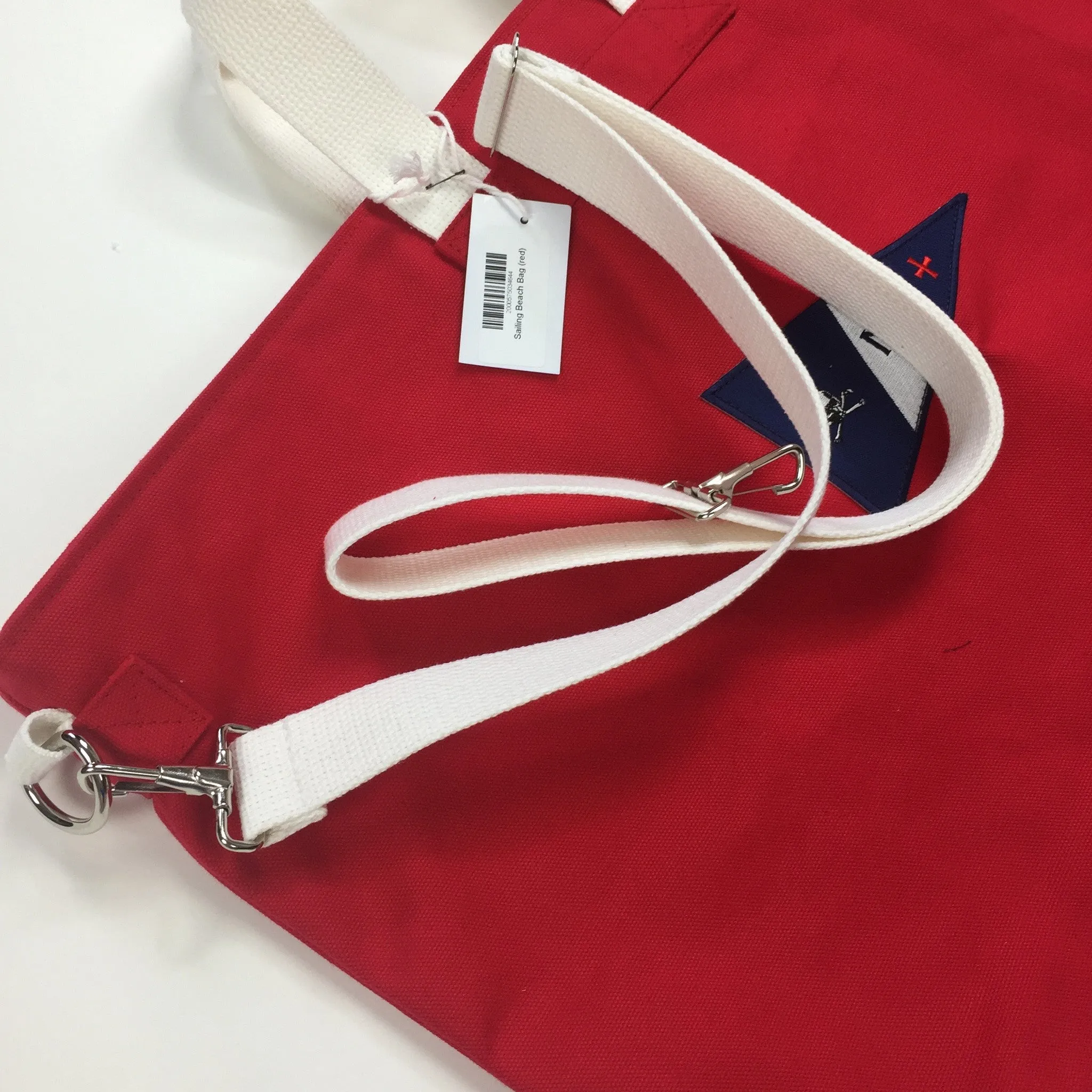 Noah - Red Canvas Holdall Bag