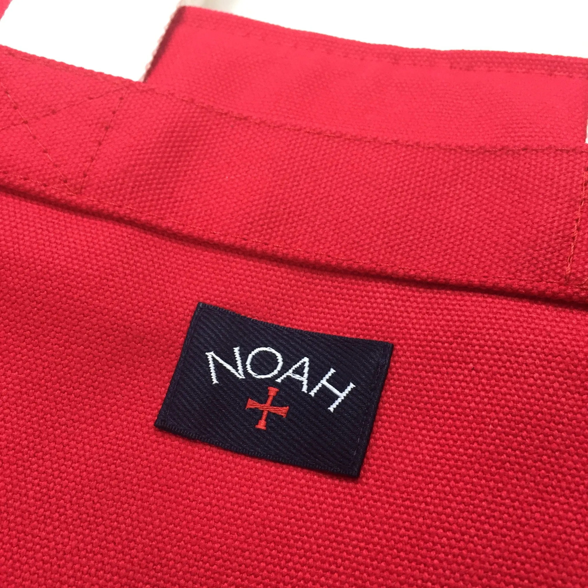 Noah - Red Canvas Holdall Bag
