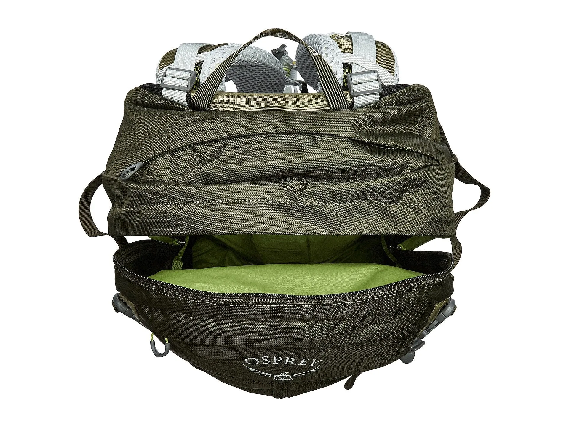 Osprey Packs Stratos 34 Hiking Backpack, Gator green, Small/Medium
