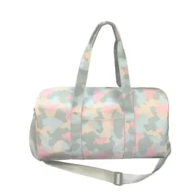 Personalized Nylon Pink Camo Duffel Weekender