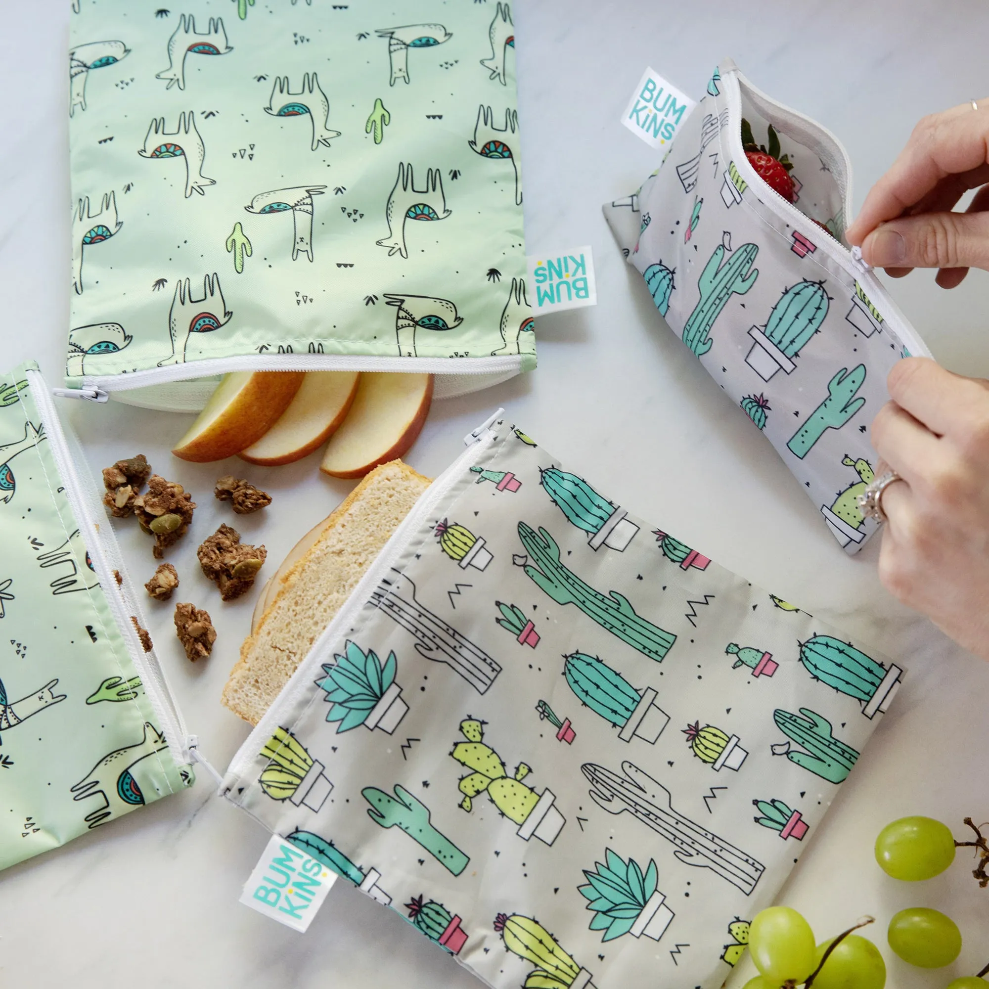 Reusable Snack Bag 2pk Large