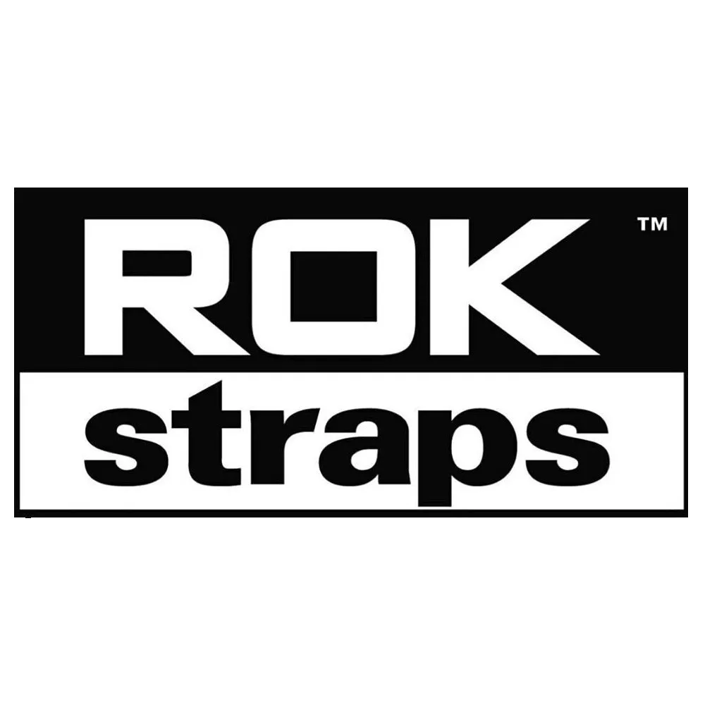 Rok Luggage Straps Adjustable Stretch 310 - 1060 x 16mm Black/Black - Twin Pack