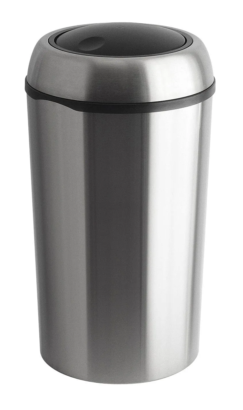 Round Swing Lid Litter Bin - 75 Litre