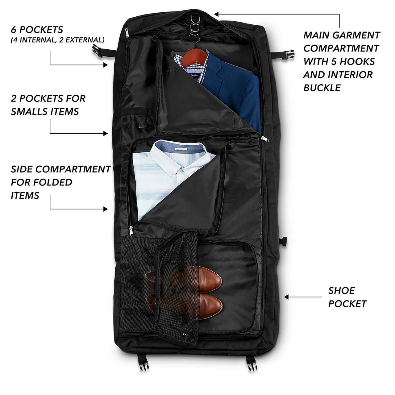 Seattle Mariners 18" Carry On Garment Bag