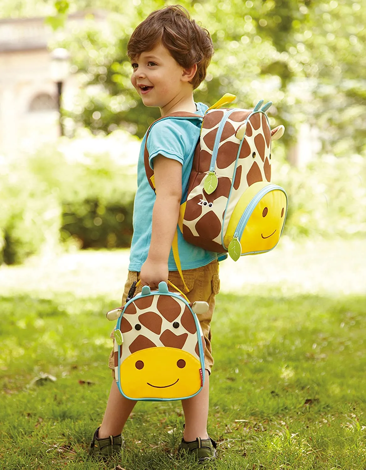 Skip Hop Zoo Little Kid Backpack, Giraffe for Kids Ages 3-6 Years