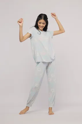 Starlit Cuffed Pajama Set