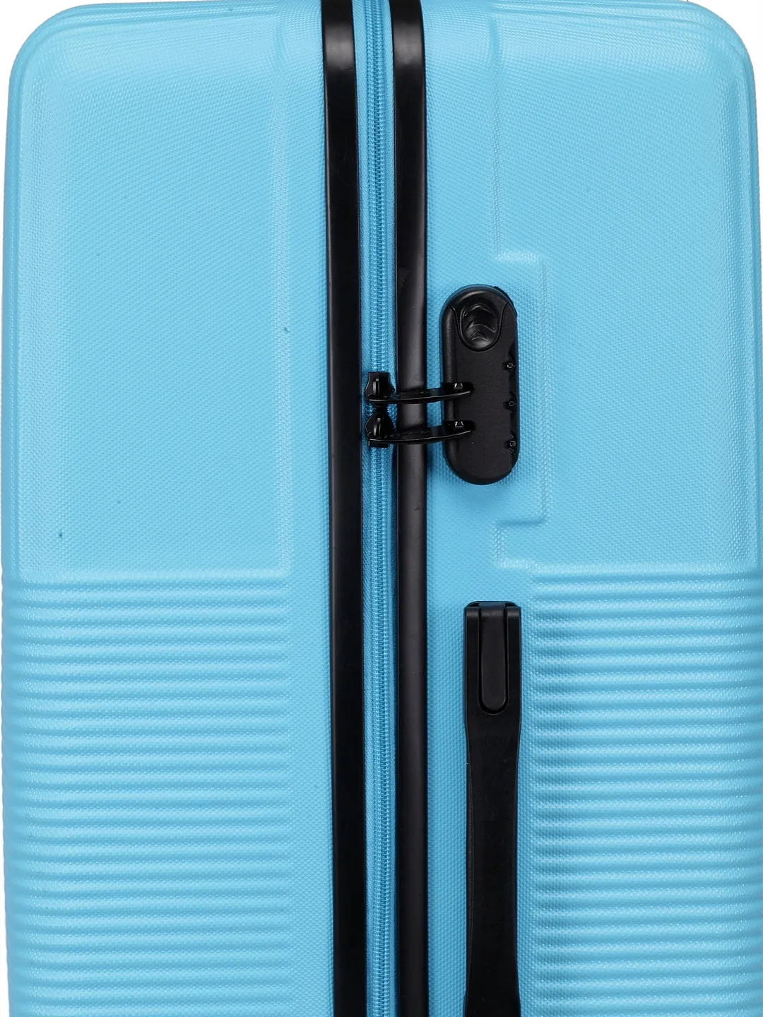 Teakwood Unisex Blue Trolley Bag - Small