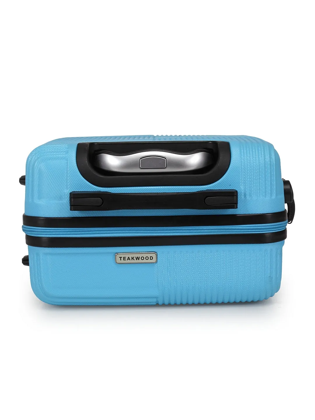 Teakwood Unisex Blue Trolley Bag - Small